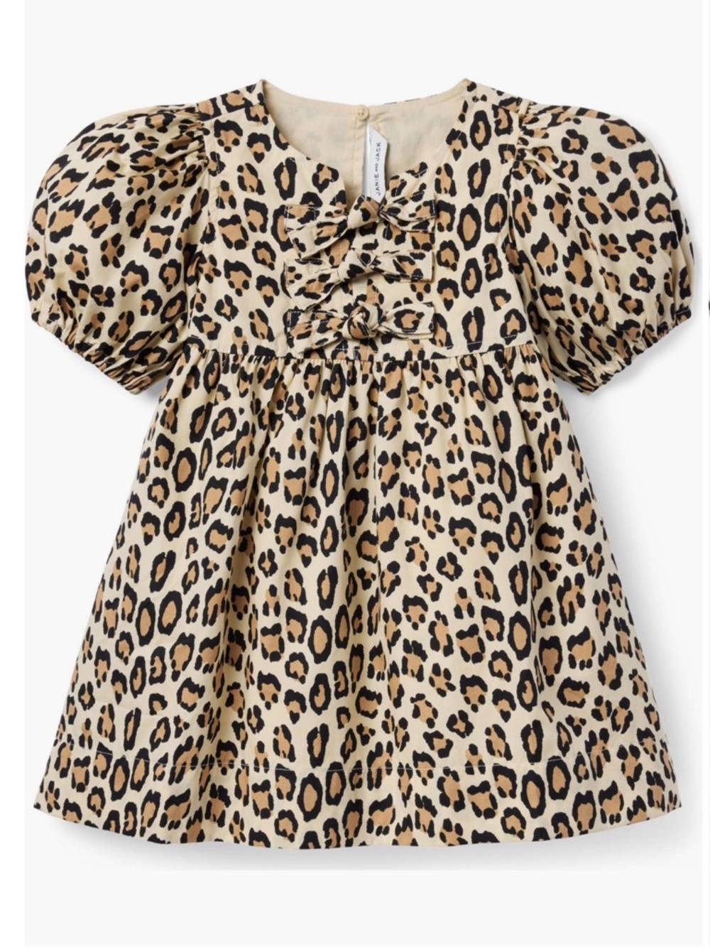 Janie and Jack The Leopard Bow Dress